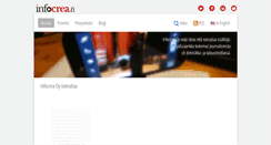 Desktop Screenshot of infocrea.fi